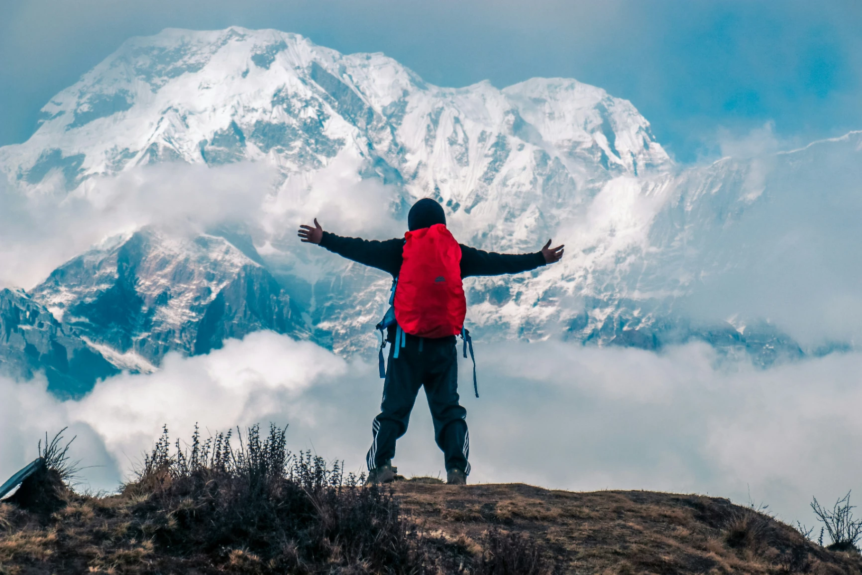Scenic view of Hampta Pass Trek
